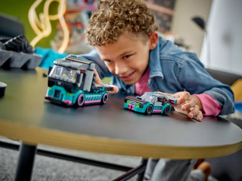 Lego 60406 Race Car and Car Carrier Truck