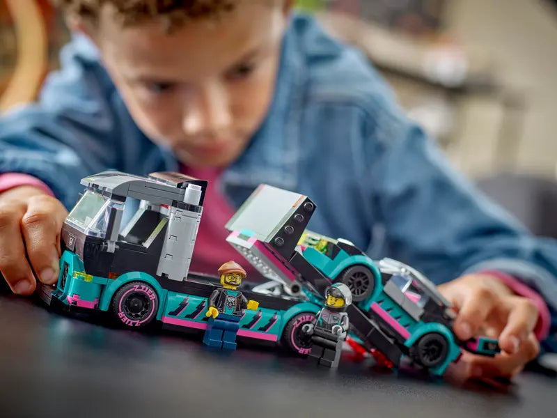 Lego 60406 Race Car and Car Carrier Truck