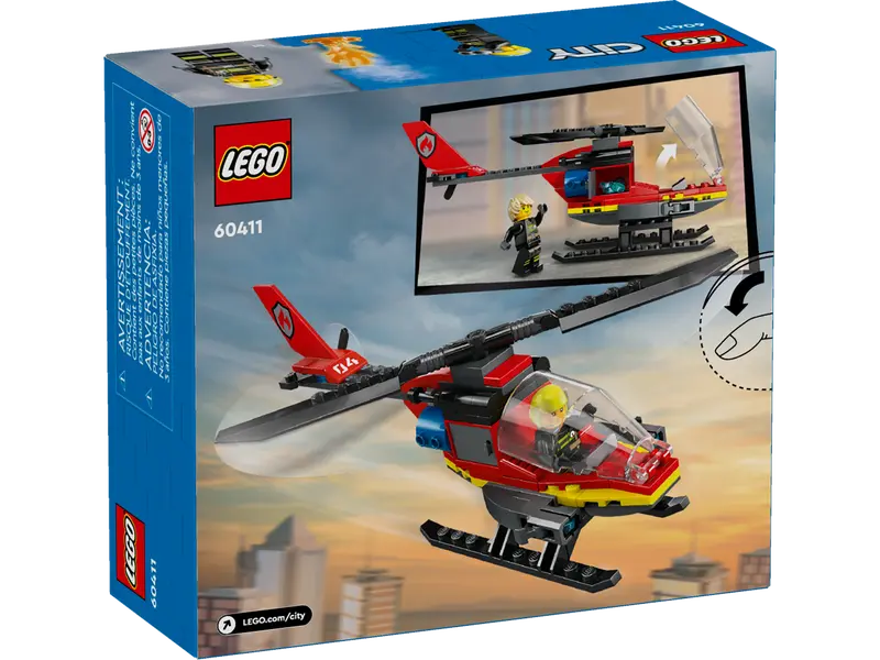 Lego 60411 Fire Rescue Helicopter