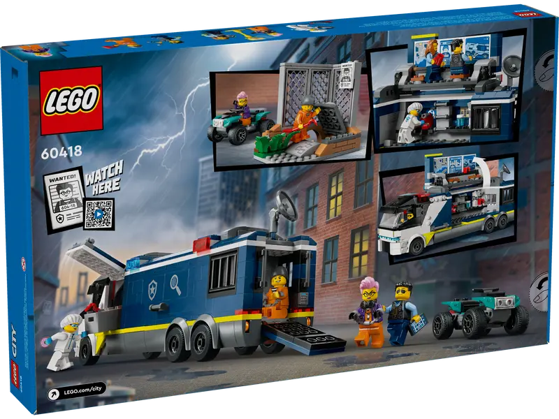Lego 60418 Police Mobile Crime Lab Truck