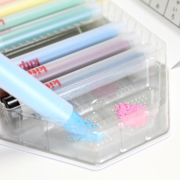 Kitpas Medium Stick Crayons with Holder 12 Colours
