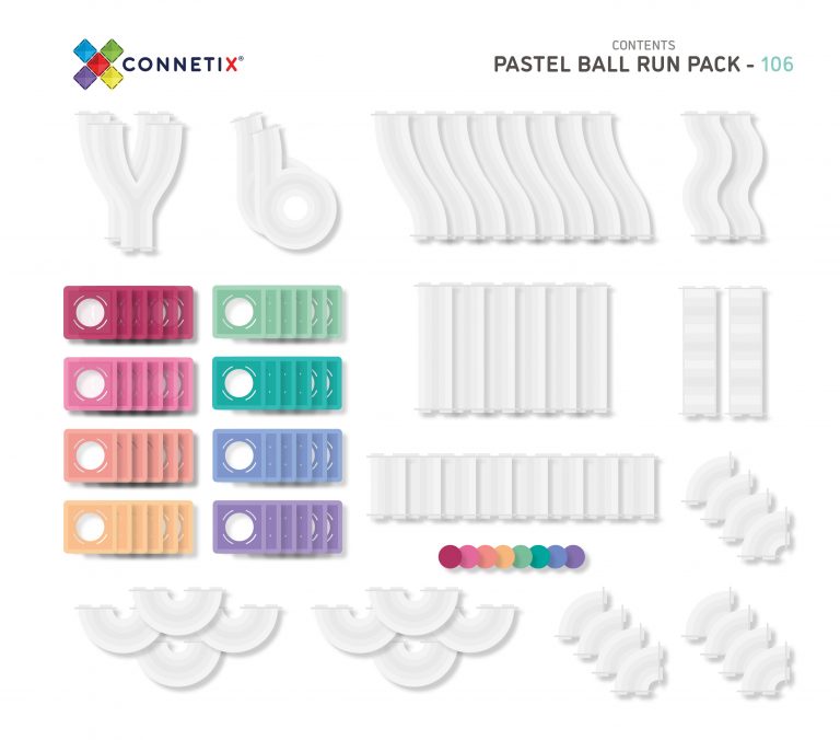 Pastel Ballrun Pack 106 pcs