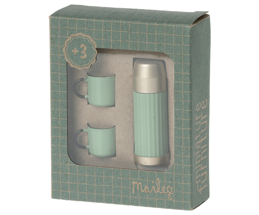 Thermos and cups - Mint