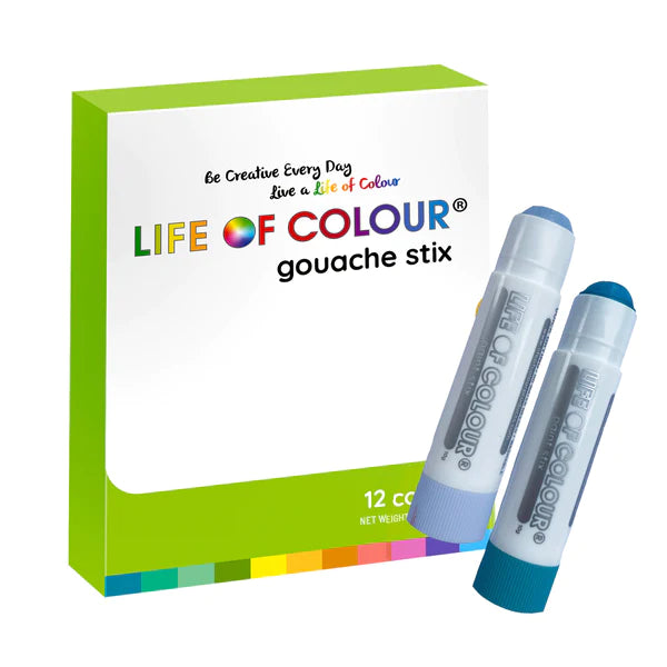 Pastel Gouache Paint Stix - Set of 12