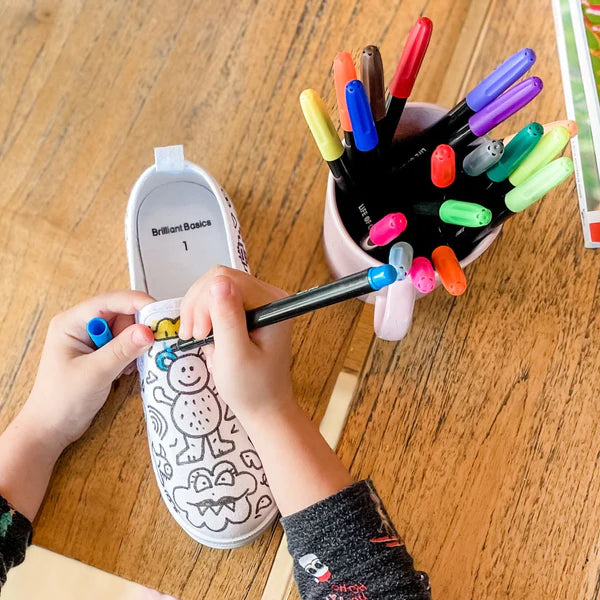 Permanent Fabric Pens - Set of 10