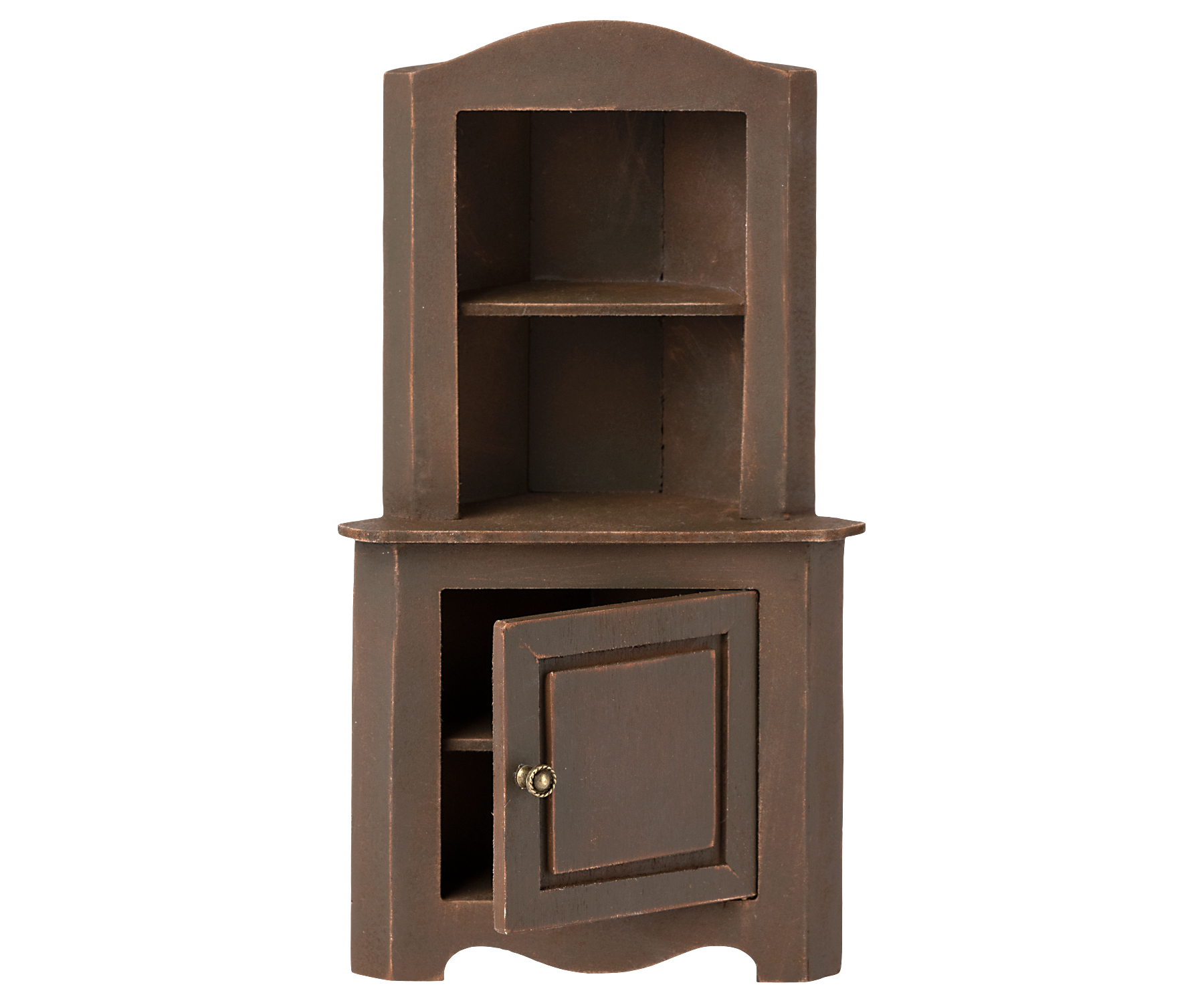 Miniature corner cabinet – Brown