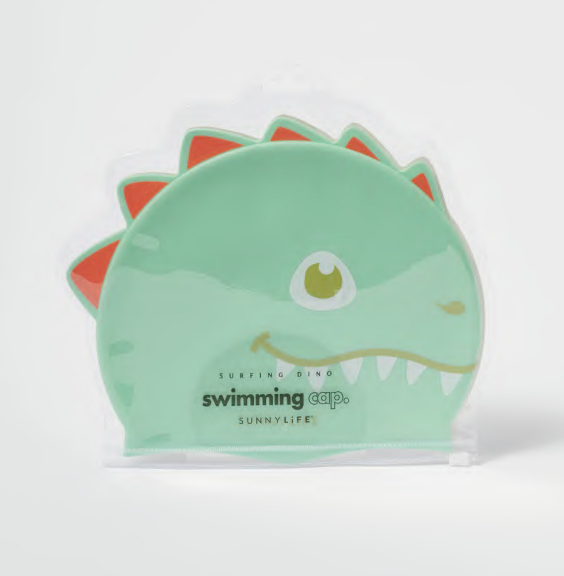 Sunnylife Shaped Swimming Cap Dinosaur