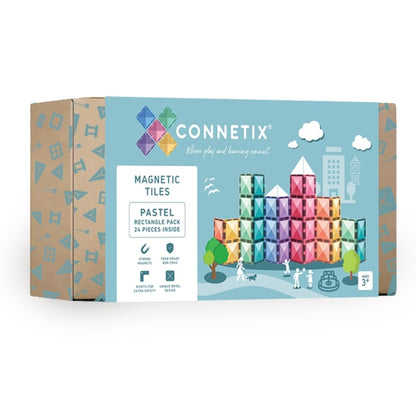 Connetix Pastel Rectangle Pack 24 pc