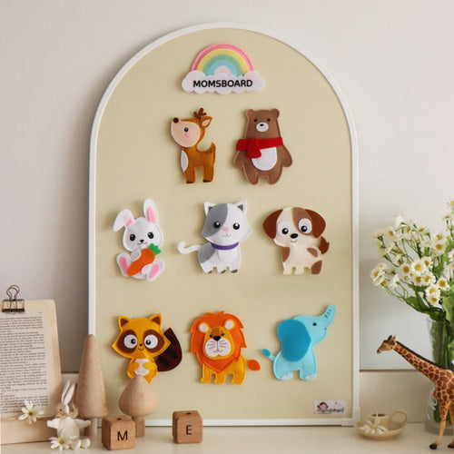 Momsboard Animal Felt Magnet