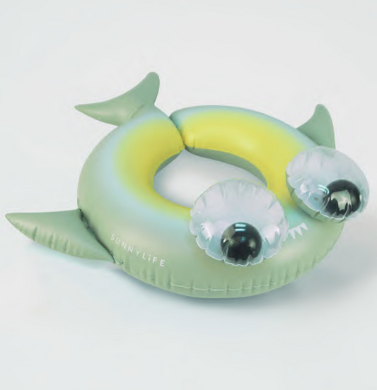 Sunnylife kiddie Pool Ring Shark Tribe Khaki