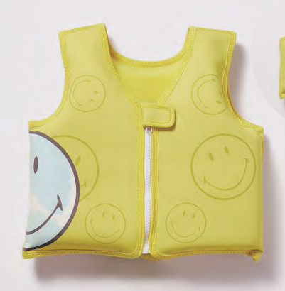 Sunnylife Kids Swim Vest 3-6 Smiley