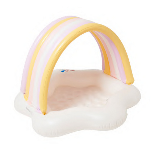 Sunnylife Inflatable Backyard Pool Rainbow Swan