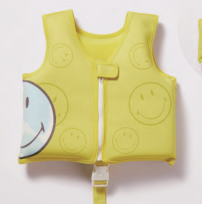 Sunnylife Kids Swim Vest 2-3 smiley