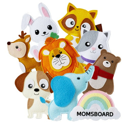 Momsboard Animal Felt Magnet