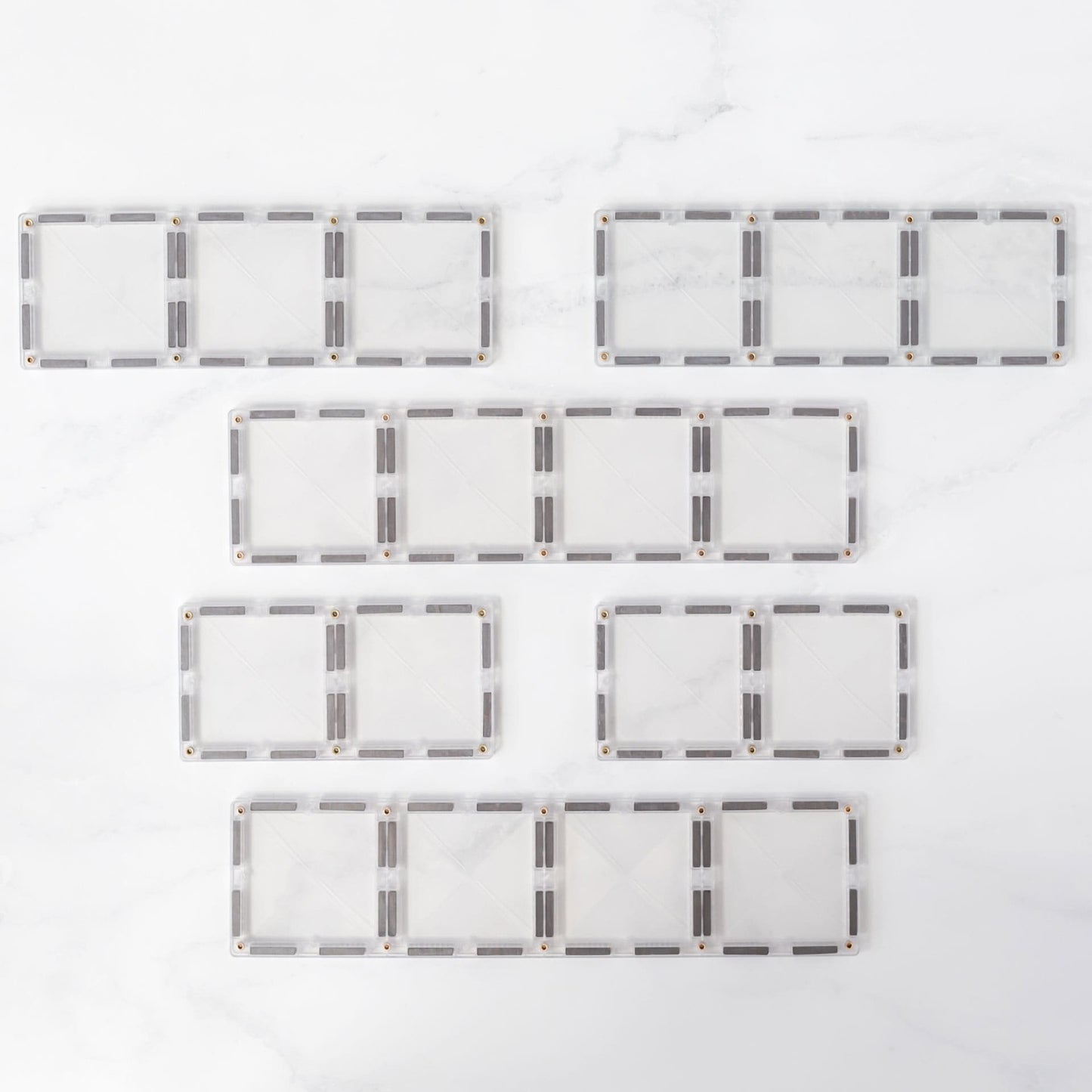 Connetix Clear Rectangle Pack 12 pc