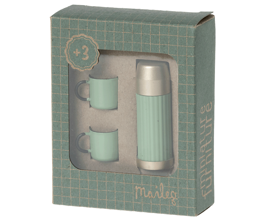 Thermos and cups -  Mint