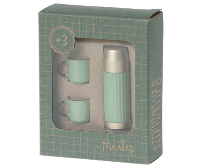 Thermos and cups -  Mint