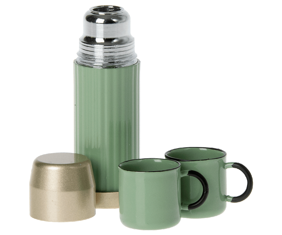 Thermos and cups -  Mint