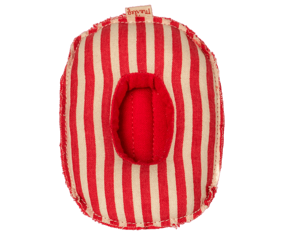 Rubber boat, Small mouse - Red Stripes