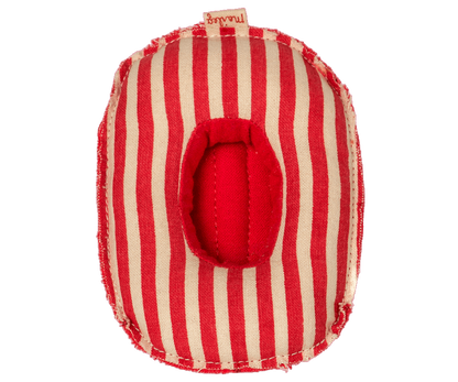 Rubber boat, Small mouse - Red Stripes