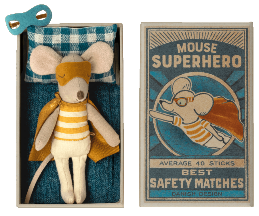 Super hero mouse, Little brother in matchbox