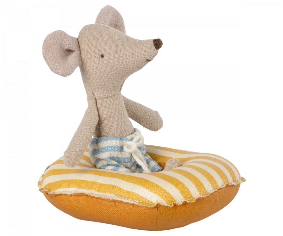 Rubber boat, Small mouse - Yellow Stripes