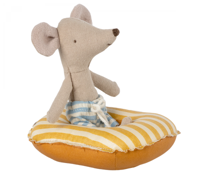 Rubber boat, Small mouse - Yellow Stripes