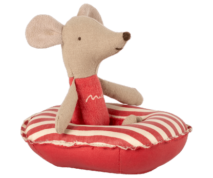 Rubber boat, Small mouse - Red Stripes