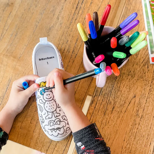 Permanent Fabric Pens - Set of 10